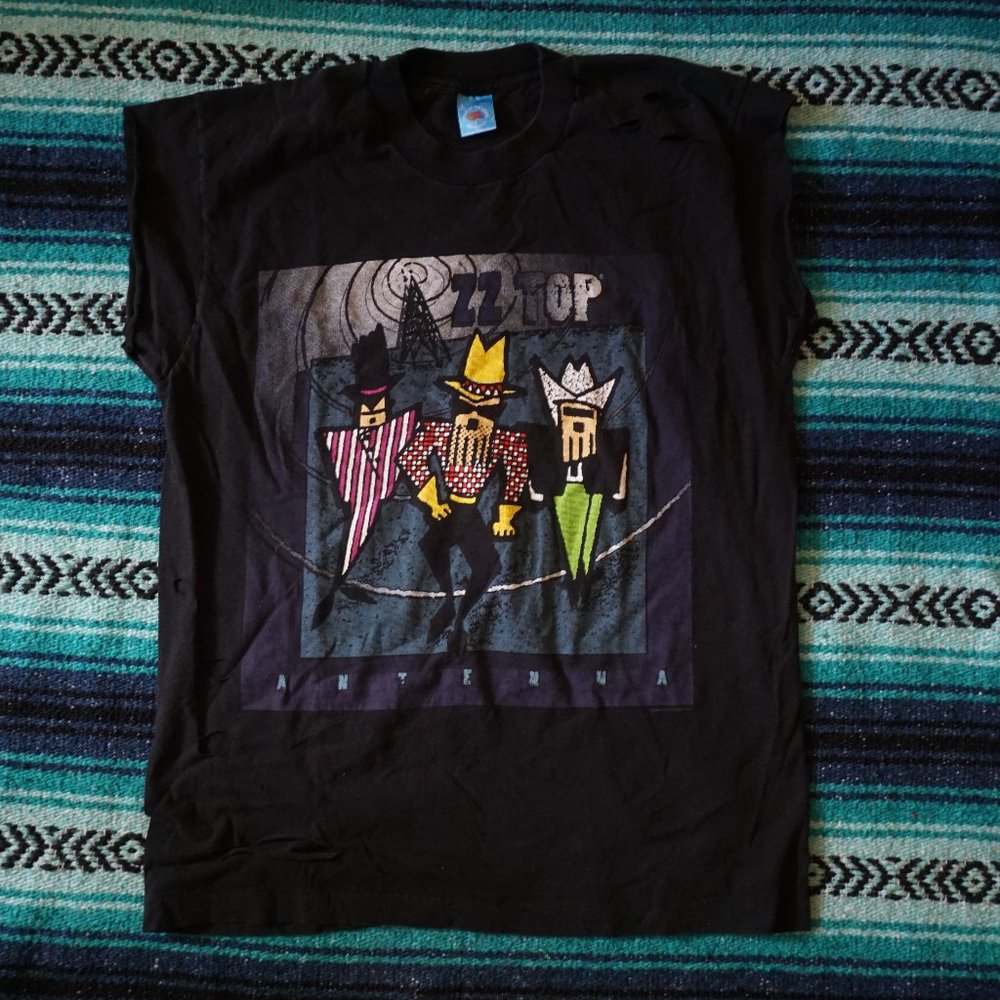 Vintage 1994 ZZ Top Antenna World Tour Band Tee